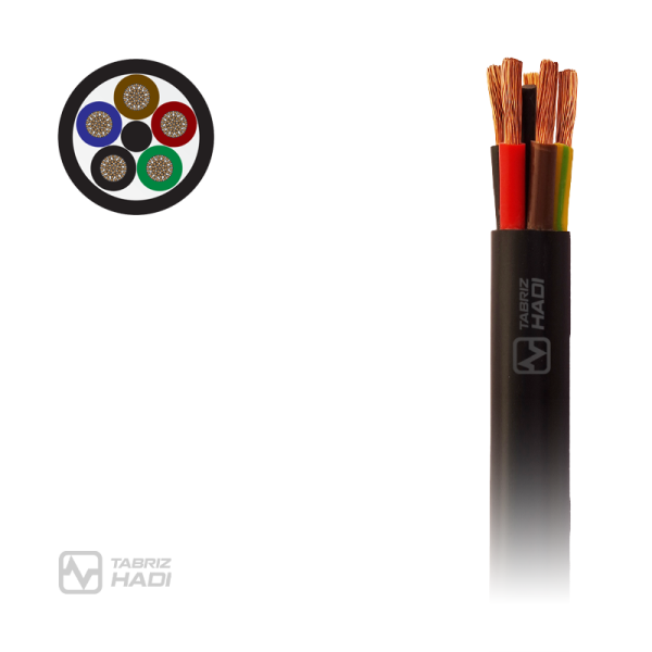 Flexible Cables 300/500v Copper conductor, PVC insulated and sheathed - TABRIZ HADI Wire & Cable