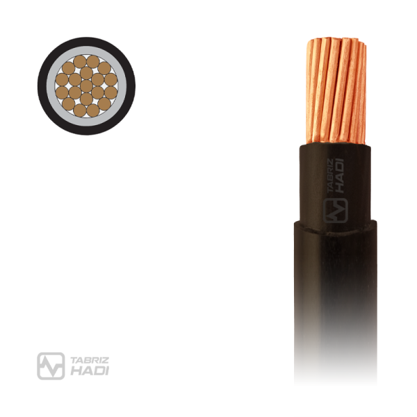 Power Cable 0.6/1KV Copper conductor, XLPE insulated and PVC sheathed (Single core) - TABRIZ HADI Wire & Cable