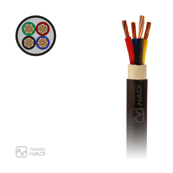 Power Cable 0.6/1Kv Copper conductor, PVC insulated and sheathed, multicore (round type) - TABRIZ HADI Wire & Cable